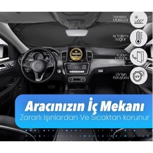 Ayrex Trakmats Nissan Qashqai 2022-2025 Için Uyumlu Oto Ön Cam Güneşlik, Katlanabilir Milfonlu,