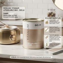 Kademgiller Tıtanıum Lıposoluble Wax - 800 ml Ağda