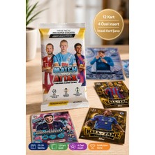 Toyfest Topps Match Attax 25/26 Uefa Futbol Koleksiyon Kartı 1 Adet Sürpriz Paket 12 Kart 4 Özel Insert