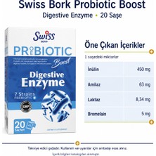 Swiss Bork Probiotic Boost Digestive Enzyme 20 Saşe