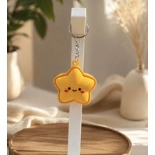 Sevimli Yıldız Figürlü 3D Clicker Anahtarlık