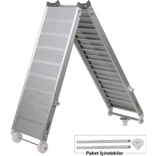 Sealux - Pasarella Tip 1K (Katlanır) Alüminyum (210x35 cm - 9,75 kg): Montaj Ayağı ve Tutamak Dahil