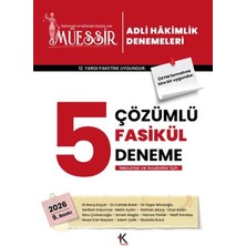 Kuram Kitap 2026 Müessir Adli Hakimlik Çözümlü 5 Deneme