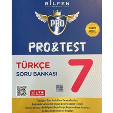 Bilfen Yayıncılık 7. Sınıf Pro Pro&test Türkçe Soru Bankası