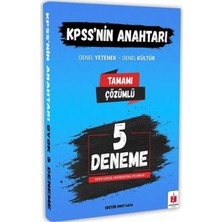 Anahtar Kitaplar Yayınevi 2026 Kpss'nin Anahtarı Genel Yetenek Genel Kültür 5 Deneme