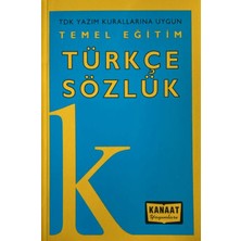 Kanaat Yayınları Türkçe Sözlük - Temel Eğitim