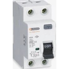 Marsilyan™- 1 Adet Günsan 2X32A 30MA  Kaçak Akım Rölesi KA3-32/30MA
