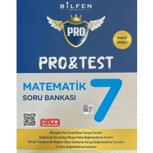 Bilfen Yayıncılık 7. Sınıf Pro Pro&test Matematik Soru Bankası