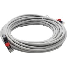 TeknoKapsül Datalink 4X2X24# U/utp Cat 6 LS0H Patch Cord Gri 15 Metre