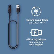 TeknoKapsül Beard Trimmer 3000 Serisi, Siyah, 20 Uzunluk Ayarı, Kendini Bileyen Bıçaklar, 60 Dakika Kablosuz Kullanım, Usb-A Şarj, BT3617/15