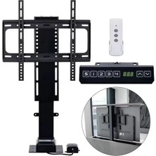 Omrs Store Powermaster PM-24928 32'' - 57'' Inç Ayarlanabilir Yükseklik Uzaktan Kumandalı Tv Kaldırma Lift