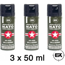 Erol Av Nato Üçlü Koruma Kalkanı 50 ml 3'lü Set – Ev, Araç ve Çanta Için Kişisel Savunma Spreyi