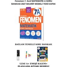 Fenomen 7. Sınıf Matematik B Bağlam Temelli Sb. (Planlama Kitabı + Emoj K+Uzay A) 2027 Maarif M. Yeni Kapak