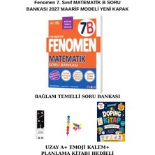 Fenomen 7. Sınıf Matematik B Bağlam Temelli Sb. (Planlama Kitabı + Emoj K+Uzay A) 2027 Maarif M. Yeni Kapak