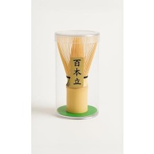 TeknoKapsül Matchiva Geleneksel Japon Matcha Seti, 4 Parça, Seramik Kase, Bambu Çırpıcı, Çırpıcı Standı, Bambu Kaşık, Beyaz ve Yeşil