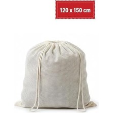 TeknoKapsül ® Battal Boy 120X150 cm Mont Yıkama Filesi–extra Büyük, Dayanıklı, Nefes Alabilir Çamaşır Koruma Torbası