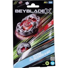 TeknoKapsül Beyblade Scythe Incendio 4-60T, Denge Tipi, Fırlatıcı ve Çekme Kordonu Dahil, 8+ Yaş
