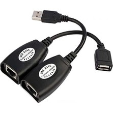 OEM Usb2.0 RJ45 Extender Uzatma Kablosu Cat5-Cat6 Uzatıcı