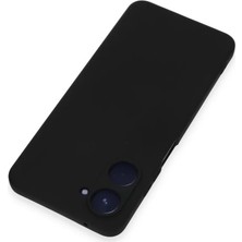TeknoKapsül Newface Realme 10 4g Kılıf Nano Içi Kadife Silikon - Siyah