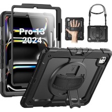 TeknoKapsül Undeplus iPad Pro 13INÇ M4/m5 ile Uyumlu Kılıf Defender Askılı Pars Case Fuji 2024/2025