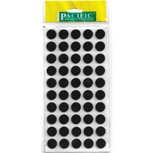 OEM Yuvarlak Yapışkanlı Sandalye Koltuk Mobilya Ayak Keçesi Felt 18 mm Siyah