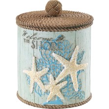 TeknoKapsül Avanti Linens Countertop Beachcomber Collection Pamuk, Kapalı Kavanoz, Çok Renkli