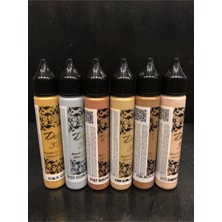 OEM 3D Boncuk Boya 6 Lı Set 3 / Boyutlu Boya 25 ml x 6 Adet 3D Boncuk Boya Set Çok Renkli Tek Ebat,36-32-67-59-50-72 EH171