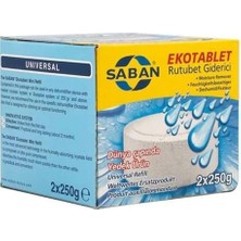 OEM Saban Nem Alıcı 2 Adet 250 gr Yedek Tablet Naturel (Kokusuz) Rutubet Giderici
