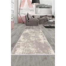 TeknoKapsül Pelangi Bej Eskitme Desen Yıkanabilir Kaymaz Taban Leke Tutmaz Modern Salon Halısı ve Yolluk, Bej-Krem 160 x 300, 1358146160300728