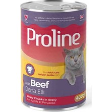 Aydogan's Dana Etli Sos Içinde Gravy Yetişkin Kedi Konservesi 400 gr