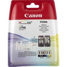 OEM PG-510/CL-511 Multıpack Orijinal 2'li Mürekkep Kartuşu Seti 2970B010