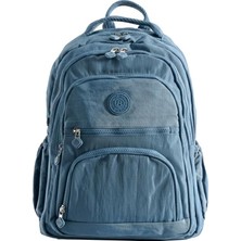 TeknoKapsül Louisiana Polo Bolsas Kadın Okul Sırt Çanta Mavi 1087