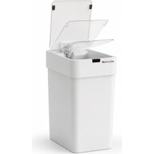 TeknoKapsül Otomatik Hareket Sensörlü Çöp Kovası, Banyo Çöp Kovası, Çocuk Odası Çöp Sepeti, Çöp Kutusu, (2 Adet 1.5 V Aa Pil, Piller Pakete Dahil Değildir) 9 Litre - 15X22X32 cm
