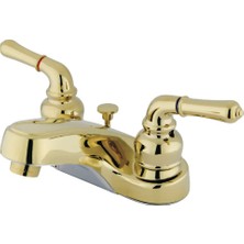 TeknoKapsül Kingston Brass KB8498NDL Nuvofusion Bar Musluk, Çift Kollu 2 Delikli, 12 cm Emzik Erişimi, Fırçalanmış Nikel
