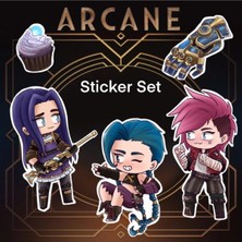 OEM Arcane Dizi Temalı Laptop Tablet Telefon Sticker Seti