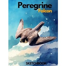 TeknoKapsül Peregrine Falcon Sketchbook 8.5 x 11 Inch (21.59 x 27.94 Cm) 150 Pages: Peregrine Falcon Blank Journal & Blank Notebook, Sketch,draw & Doodle For Falcons Falconry Lovers