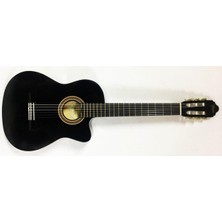 OEM VC104TCVTBK Elektro Klasik Gitar 4/4 Sap Çelikli Siyah Kılıf Pena