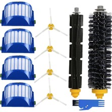 OEM I-Robot Roomba 605 606 Uyumlu 10 Parça Yedek Filtre Fırça Seti