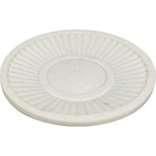 TeknoKapsül System Reçine Tezgah Üstü Katı Sabunluk Beyaz 25X133X133 mm