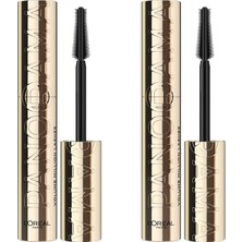 TeknoKapsül L’oréal Paris 2'li Panorama Hacim Veren Maskara Siyah Makyaj Seti