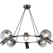 TeknoKapsül Lucea Tıerra 4+4 Kobalt Avize 4XGU10+4XE27