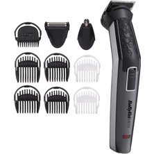TeknoKapsül Babyliss Yüz & Vücut Bakım Kiti, Carbon Titanium, 10 Başlık, Karbon Titanyum Bıçaklar, Kablosuz Kullanım, MT727E