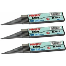 OEM Kalem Ucu 2.0mm 2b Mikro 2b Kalem Ucu 2mm Siyah 3 Adet