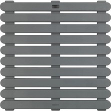 TeknoKapsül Wenko Iç ve Dış Mekan Banyo Paspası Gri 55 x 55 cm Duş Paspası, Duş Paspası, Banyo Paspası, Yüzme Havuzu Paspası, Kaymaz Yapılı Sauna Paspası Gri
