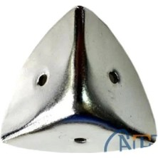 Marsilyan™- Dekoratif, Kutu, Sandık Köşesi - 45X28 Mm, Büyük, Nikel, 100 Adet