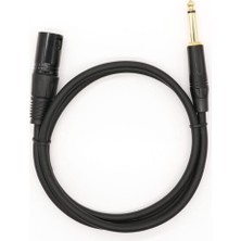 OEM Enstrüman Gitar Kablosu Xlr Erkek 6.35MM Erkek Kablo 2 Metre
