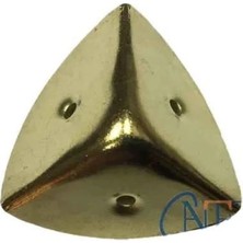 Marsilyan™- Dekoratif, Kutu, Sandık Köşesi - 45X28 Mm, Büyük, Sarı, 100 Adet