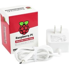 OEM Raspberry Pi 4 Güç Adaptörü Orijinal Usb-C Tipi 5V 3A