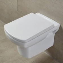 OEM Kare Yavaş Kapanan Klozet Kapağı Amortisörlü Kapak Hijyenik Kapak Üstten Montajlı Kare Klozet Kapak