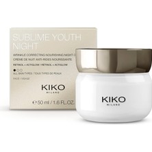 TeknoKapsül Kıko Milano Sublime Youth Night | Besleyici Kırışıklık Önleyici Gece Kremi, Retinollü
